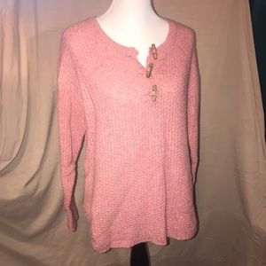 Cute Ruff Hewn sweater with buttons size L